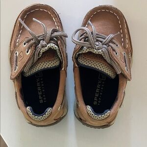 Sperry Kids Brown Leather Boat Shoes